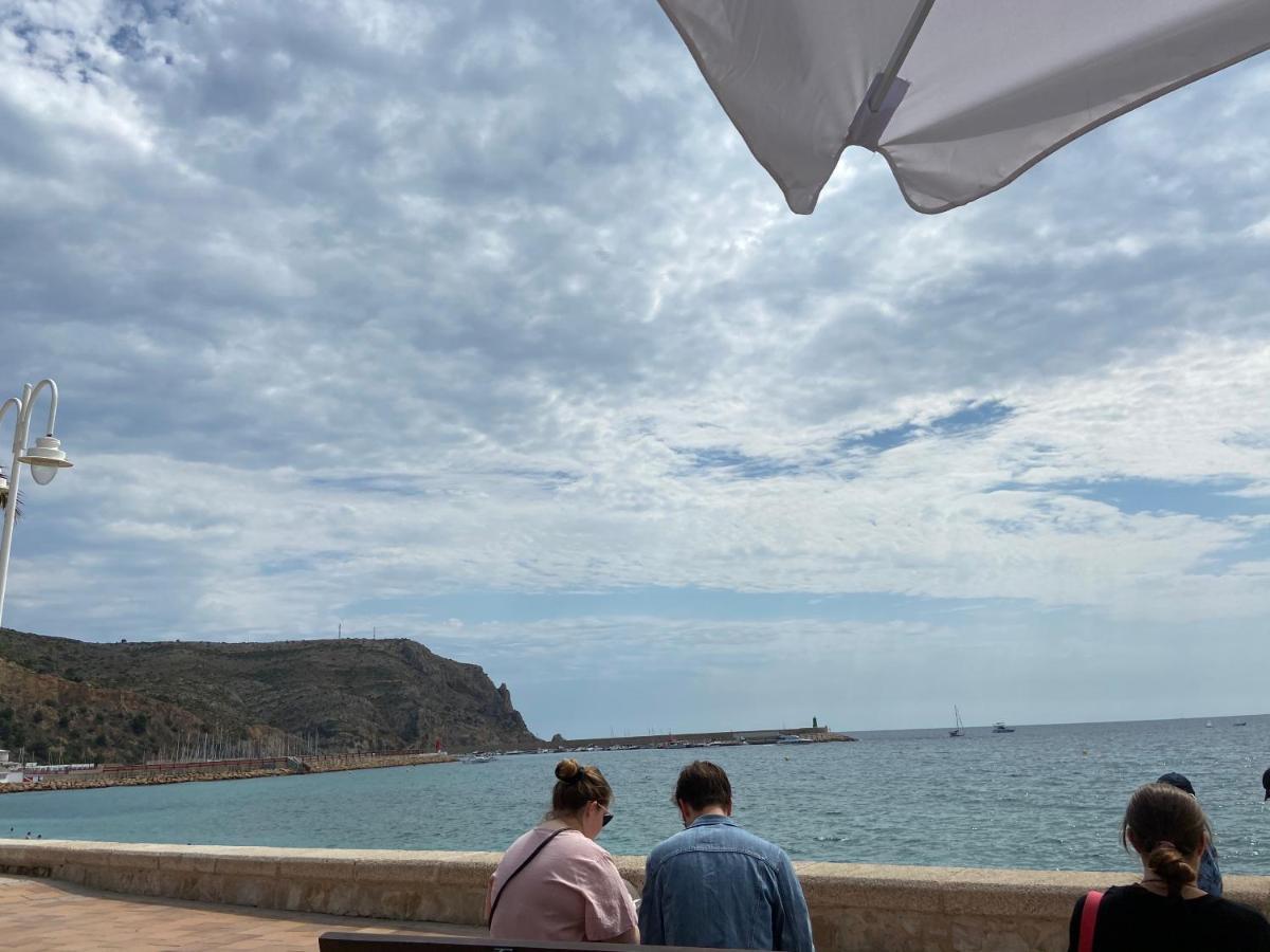 Javea Au Port Vue Mer Devant La Plage Grand Appartement Terrasse Clim Et Wifi エクステリア 写真